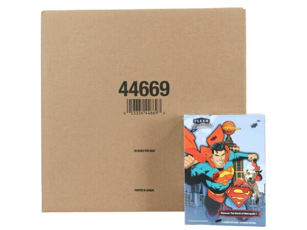 Fleer Brilliants Superman Mega 20-Box Case (Upper Deck 2025)